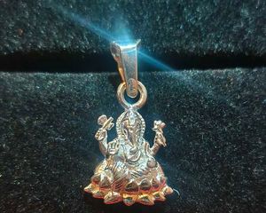 Silver Ganesh Pendant