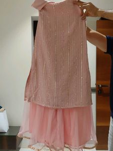 Pink Embroidered Mini-Me Kurti