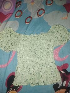 Green Cute Top