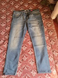 Blue Denim Jeans(Faded)