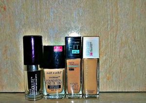 🌸4 Set Of Foundation+1 Concealer+ Free Lipstick