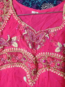 Heavy Embroidery Sequence Work Designer Suit