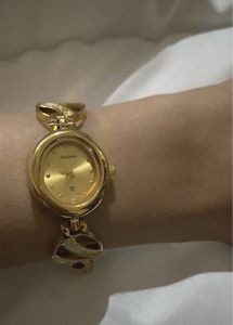 Aesthetic Pinterest Gold Watch
