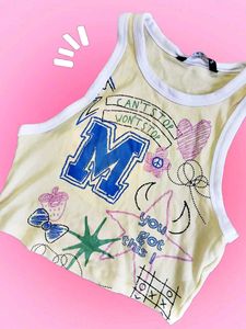 SALE ALL AT ₹350❗️Y2k Kidcore Cropped Tank 🌸