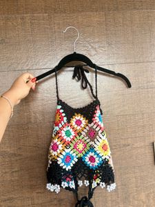 Crochet Cami Top (backless)
