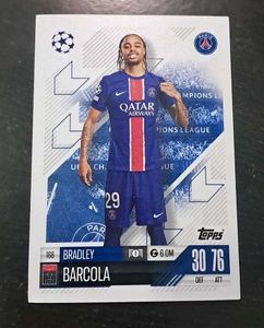 Bradley Barcola Topps 24/25 Trading Card