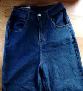 Classic Dark Wash Denim Jeans