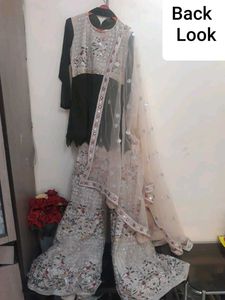 Handwork Peplum Gharara Pant Set