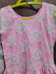 Frock With Dhoti Salwar