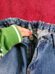 Aesthetic Pinteresty Mid-rise Blue Denim Jeans