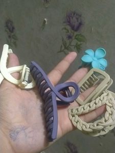 Flower Hair Claw Clips - Assorted Colors