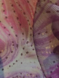 Pink Swirl Butterfly Blouse With Legging