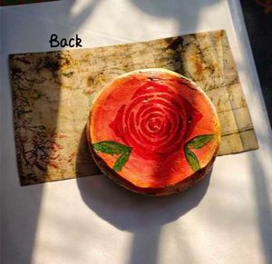 strawberry trinket dish-clay made