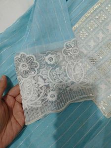 Elegant Sky Blue Kurta