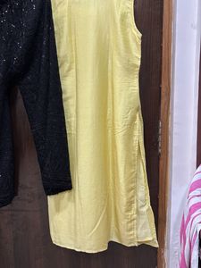 Beautiful Lemon Yellow Kurta Set😍