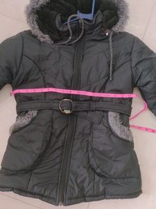 Black Hooded Jacket