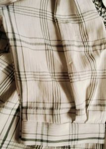 Black Checks Top