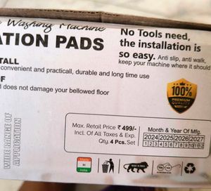 Vibration Pads For Washing Machine