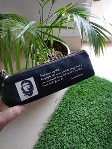 Black Che Guevara Quote Pencil Case Triangle Shape