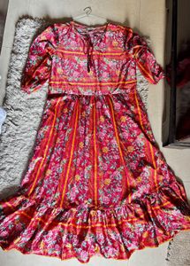 AND Floral Maxi Dress With Pockets