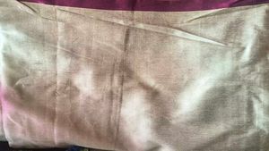 Elegant Silk Saree with Gold Details