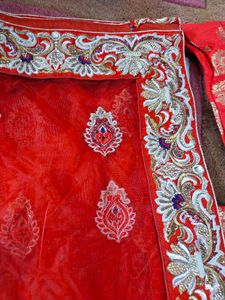 Red Lahanga Choli