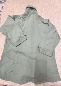 Combo of sage green and rust pink shirt