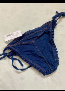 Denim Biki Bottom