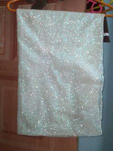 Silver  Sparkly Stole.
