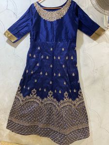 Elegant Blue Ethnic Gown