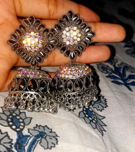 Oxidized Y2k Jhumkas