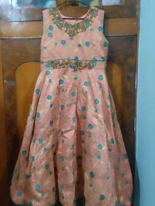 Embroidered Indian Gown