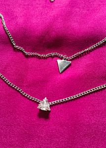 Silver 3 Layered Necklace🤍