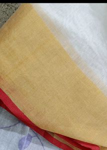 red and golden south indian sare