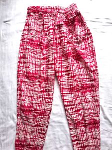 Patterned Casual Pants