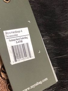 MYRA Leather Handtooled Bag S4708