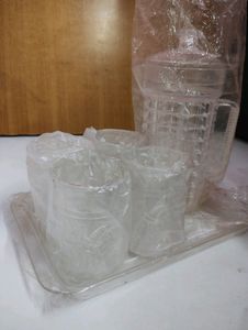 Juice Set with 6 Glasses &amp; Tray