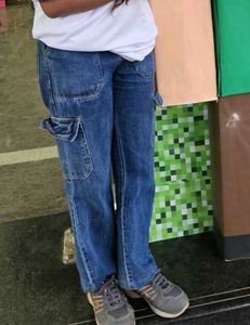 Blue Cargo Jeans