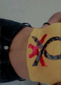 Stylish Yellow Crop Top