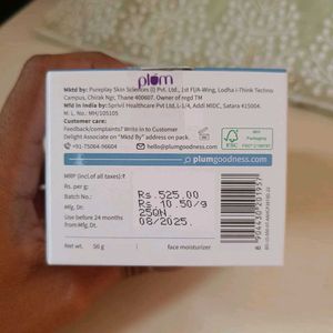 Plum Rice Water And Niacinamide Moisturizer