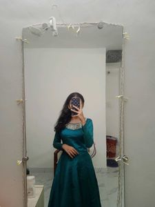Emerald Aqua Green Gown