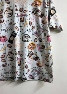 Coffee Print T-Shirt