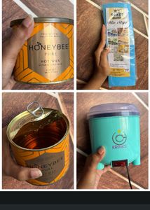 combo of  wax + heater + strips