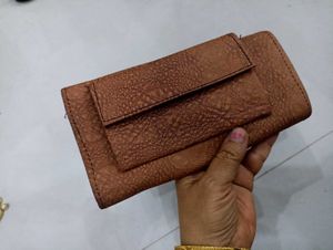 Wallet With Mobile Keeper Pouch