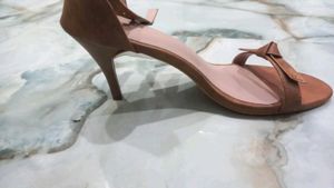 Brown Heels with Ankle Strap
