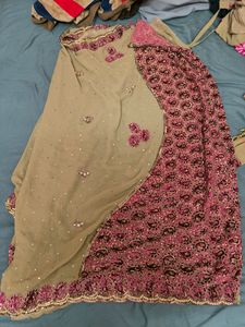 Lengha Made With Saree