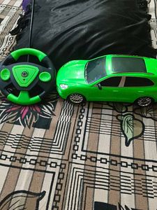 Green RC Car