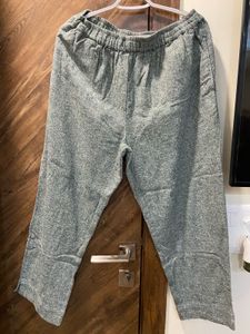 Warm Grey Plaid Kurta Set