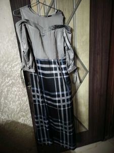 Stylish Plaid Dress