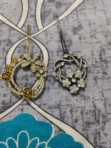 Rhinestone Hair Pins (Set of 2)